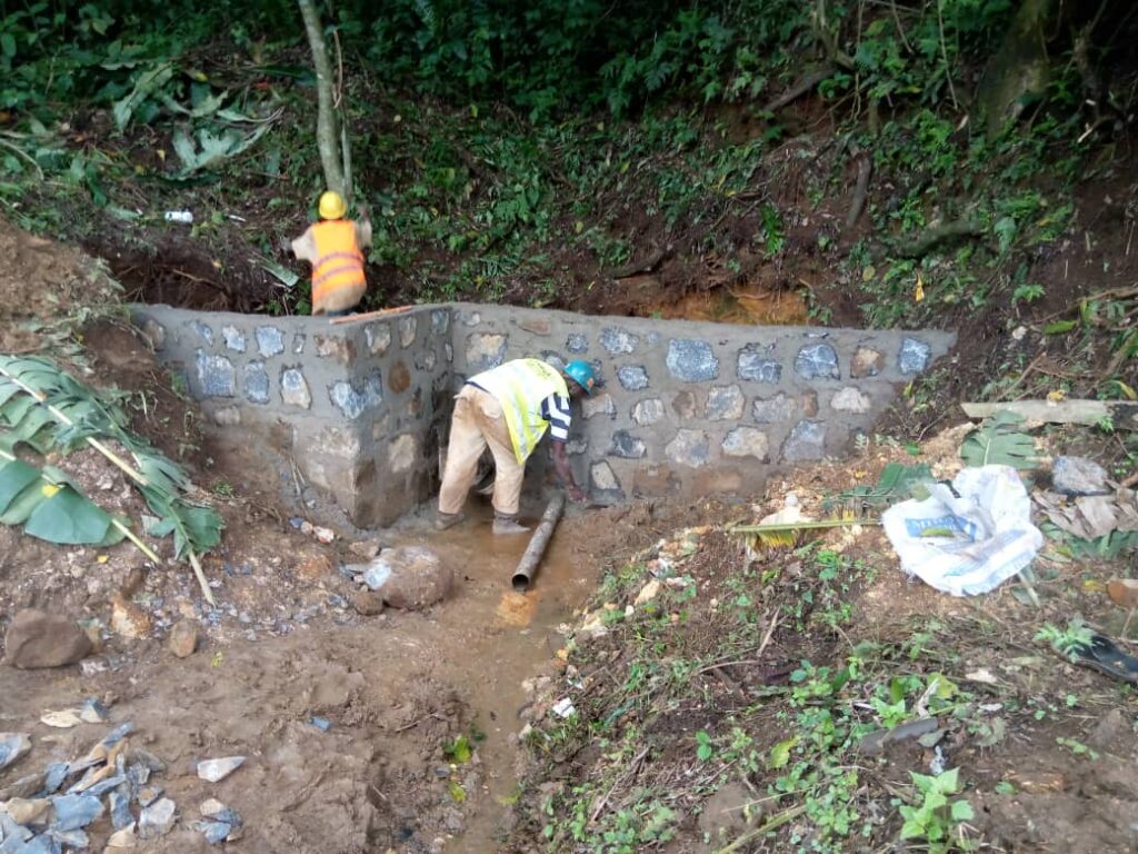 Water catchment construction