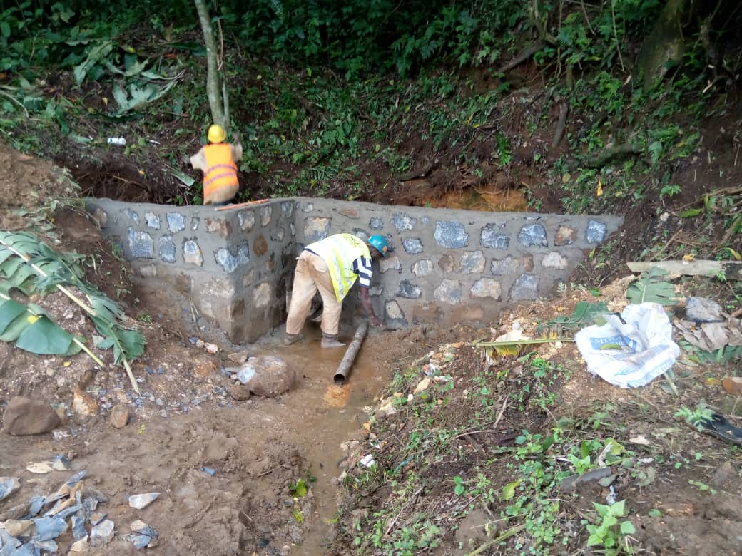 Water catchment construction