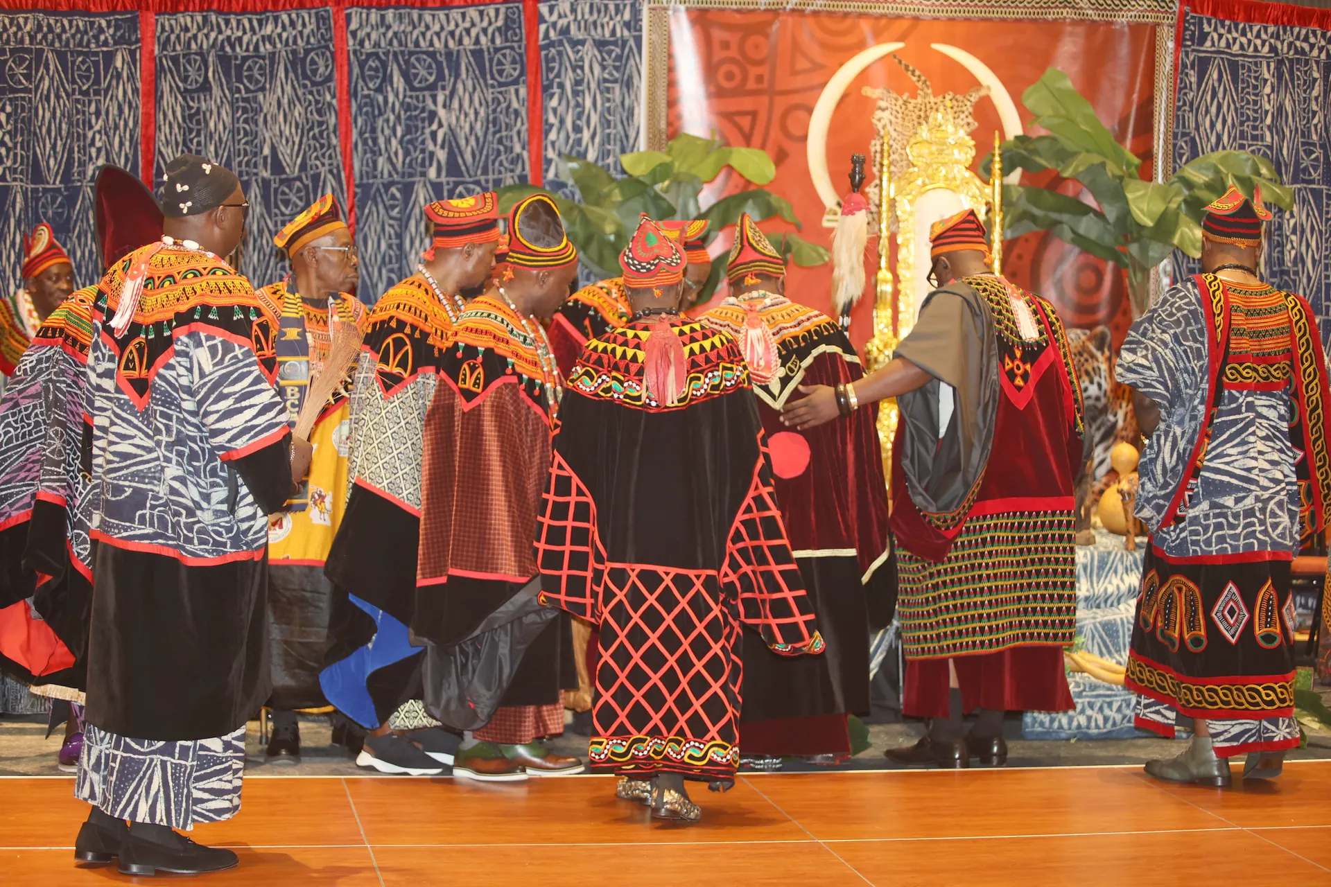 BCA-USA members in traditional regalia at a cultural ceremony